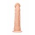 RealRock Dong 7 - realistický dildo (17cm) - přírodní