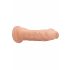 RealRock Dong 7 - realistický dildo (17cm) - přírodní