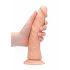 RealRock Dong 8 - realistický dildo (20 cm) - přírodní