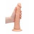 RealRock Dong 9 - realistický dildo (23 cm) - přírodní