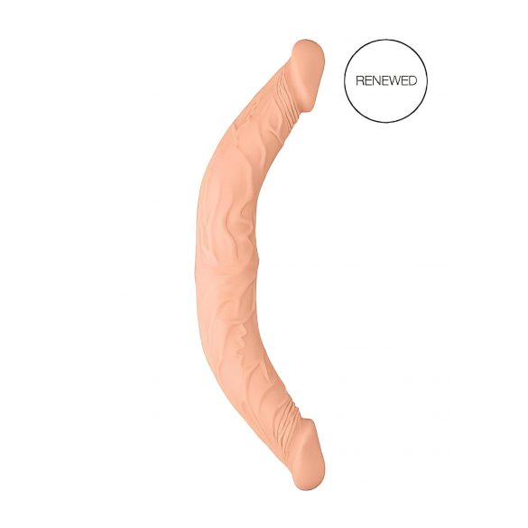 RealRock Double Dong 36 cm - Přírodní dvojitý dildo