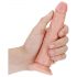 RealRock Slim - realistický dildo - 15,5 cm (přírodní)