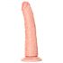 RealRock Slim - realistický dildo - 15,5 cm (přírodní)