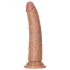 RealRock Slim - realistické dildo 15,5 cm (tmavá přírodní)