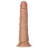 RealRock Slim - realistické dildo 15,5 cm (tmavá přírodní)