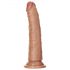 RealRock Slim - realistické dildo 15,5 cm (tmavá přírodní)