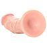 RealRock - realistické dildo s přísavkou - 15,5cm (přírodní)