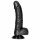 RealRock realistické dildo s přísavkou 15,5 cm (černé)