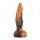 Příšerný Kohout - texturovaný silikonový dildo 20 cm (oranžový)