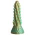 Stegosaurus dildo - pichlavý silikon 20cm (zelený)