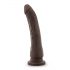 Dr. Skin 8,5 - realistické dildo s přísavkou - hnědé (20,5 cm)