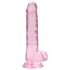 REALROCK - růžový realistický dildo - 17cm