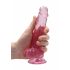 REALROCK - růžový realistický dildo - 17cm