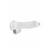 REALROCK - realistické průhledné dildo - čiré (15cm)