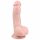 Easytoys - přísavný dildo s varlaty 15cm - přírodní