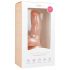 Easytoys - přísavný dildo s varlaty 15cm - přírodní