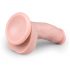 Easytoys - přísavný dildo s varlaty 15cm - přírodní