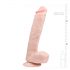 Easytoys - velký realistický dildo s přísavkou (26,5 cm) - přírodní