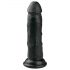 Easytoys - realistický dildo s přísavkou (15,5 cm) - černý