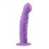 Easytoys - vlnitý přísavkový dildo (fialový)