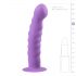 Easytoys - vlnitý přísavkový dildo (fialový)