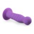 Easytoys - vlnitý přísavkový dildo (fialový)