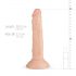 Real Fantasy Blane - realistické dildo - 20 cm (přírodní)