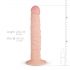 Real Fantasy Scott - realistický dildo - 25cm (přírodní)