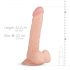 Real Fantasy Felix - realistická dildo s varlaty - 22cm (přírodní)