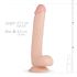 Real Fantasy Elvin - realistický dildo - 28 cm (přírodní)