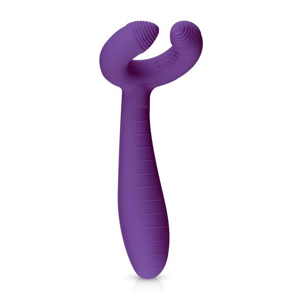 Easytoys Couple - vodotěsný párový vibrátor, fialový