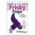 Frisky Finger - voděodolný prstový vibrátor (fialový)