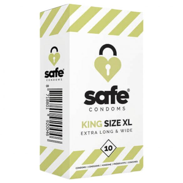 SAFE King Size XL - extra velké kondomy (10 ks)