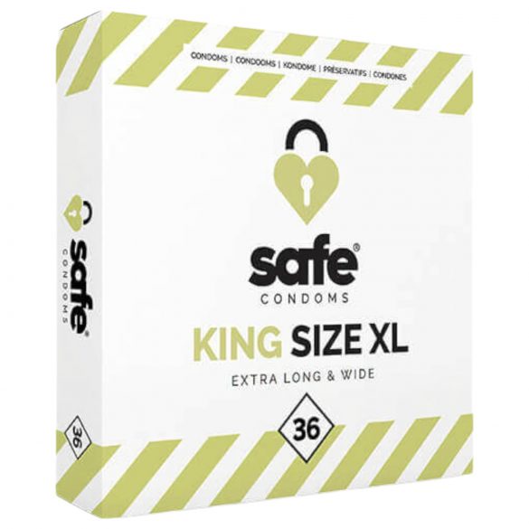 SAFE King Size XL - extra velké kondomy (36 ks)